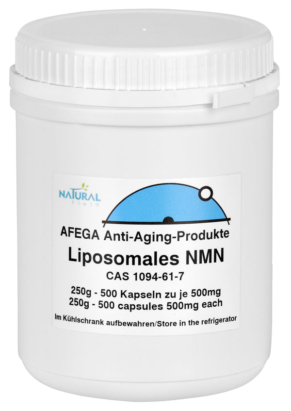 250 g de polvo liposomal de NMN (mononucleótido de nicotinamida) - 500 cápsulas de 500 mg cada una