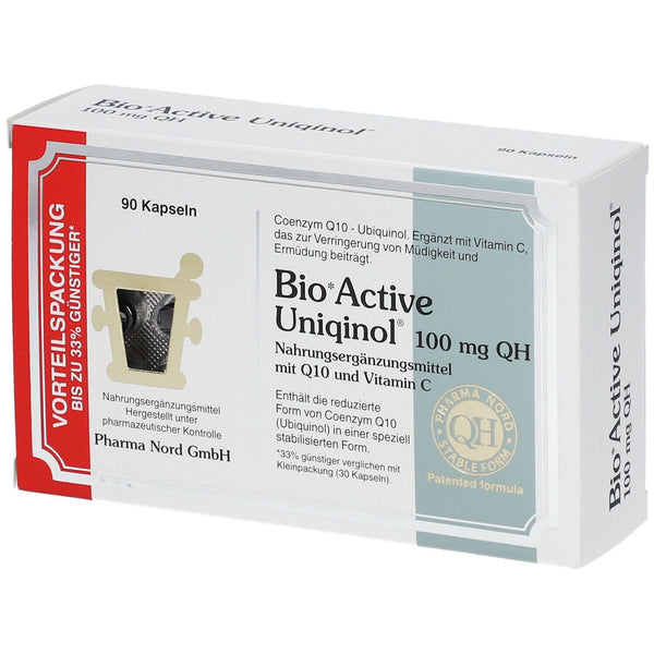 90 Kapseln BioActive Uniqinol 100 mg QH