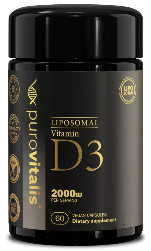 Liposomales Vitamin D3, 60 Kapseln zu je 2000 IE